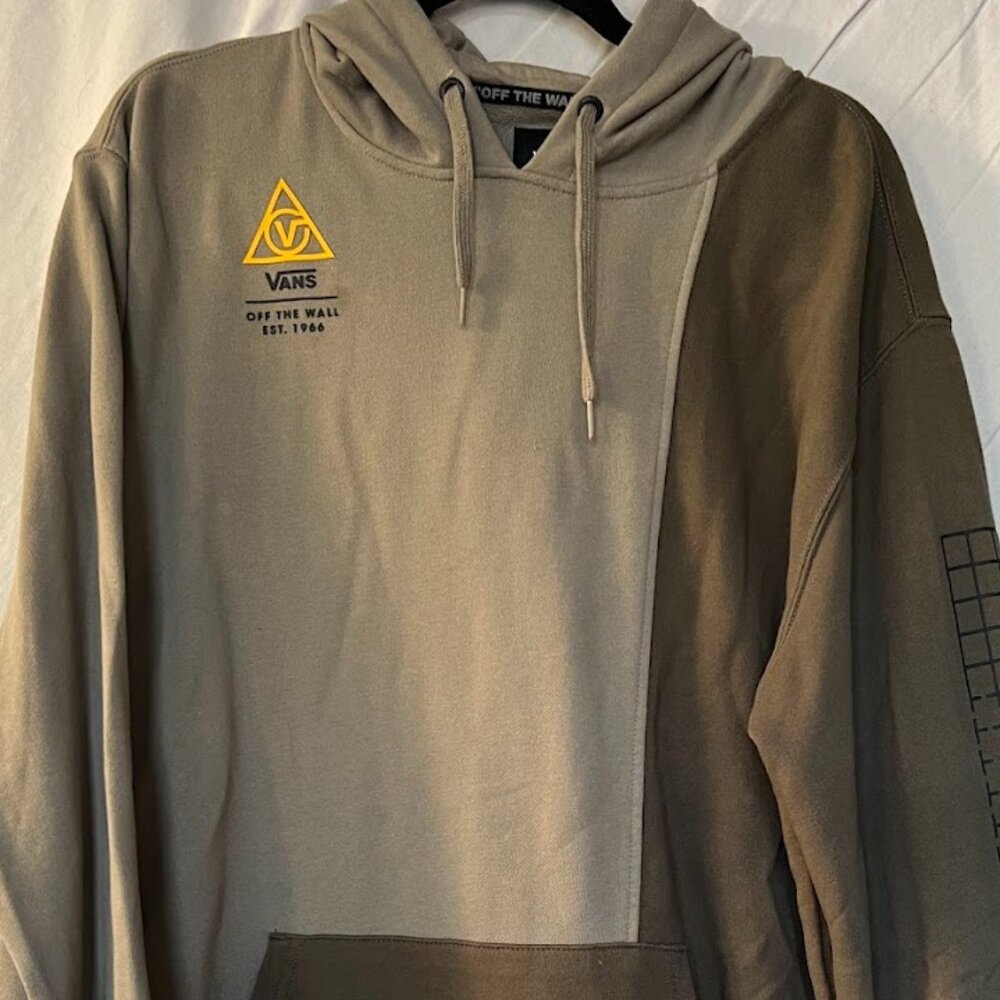 Vans 66 Supply Pullover Hoodie Green Size L